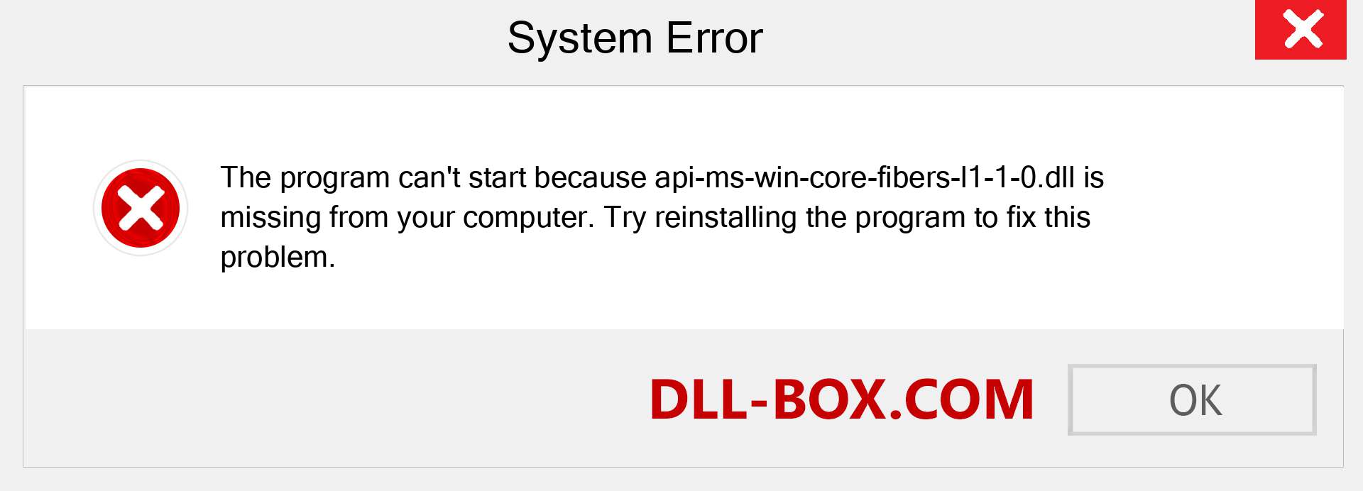  api-ms-win-core-fibers-l1-1-0.dll file is missing?. Download for Windows 7, 8, 10 - Fix  api-ms-win-core-fibers-l1-1-0 dll Missing Error on Windows, photos, images