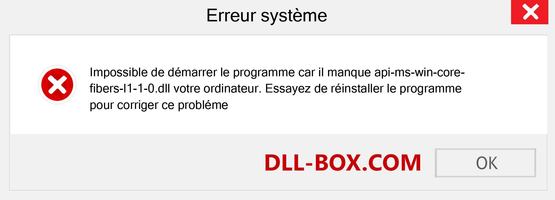 Le fichier api-ms-win-core-fibers-l1-1-0.dll est manquant ?. Télécharger pour Windows 7, 8, 10 - Correction de l'erreur manquante api-ms-win-core-fibers-l1-1-0 dll sur Windows, photos, images